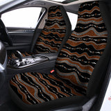 Australian Aboriginal Indigenous Print Universal Fit Car Seat Covers 102422