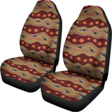 Australian Aboriginal Kangaroo Print Universal Fit Car Seat Covers 102422