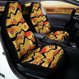 Australian Aboriginal Pattern Print Universal Fit Car Seat Covers 102422