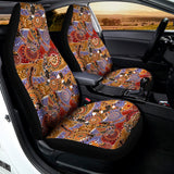 Australian Animals Pattern Print Universal Fit Car Seat Covers 102422