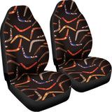 Australian Boomerang Pattern Print Universal Fit Car Seat Covers 102422