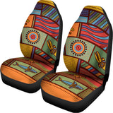 Australian Ethnic Pattern Print Universal Fit Car Seat Covers 102422