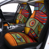 Australian Ethnic Pattern Print Universal Fit Car Seat Covers 102422