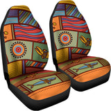 Australian Ethnic Pattern Print Universal Fit Car Seat Covers 102422