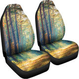 Autumn Forest Print Universal Fit Car Seat Covers 102422