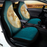 Autumn Full Moon Print Universal Fit Car Seat Covers 102422
