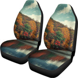 Autumn Lake Print Universal Fit Car Seat Covers 102422