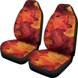 Autumn Maple Leaf Print Universal Fit Car Seat Covers 102422