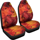 Autumn Maple Leaf Print Universal Fit Car Seat Covers 102422