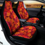 Autumn Maple Leaves Pattern Print Universal Fit Car Seat Covers 102422