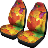 Autumn Maple Leaves Print Universal Fit Car Seat Covers 102422