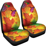 Autumn Maple Leaves Print Universal Fit Car Seat Covers 102422