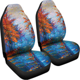 Autumn Painting Print Universal Fit Car Seat Covers 102422