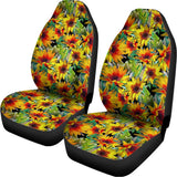 Autumn Sunflower Pattern Print Universal Fit Car Seat Covers 102422