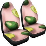Avocado Cut In Half Pattern Print Universal Fit Car Seat Covers 102422