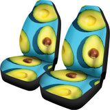 Avocado Cut In Half Print Universal Fit Car Seat Covers 102422