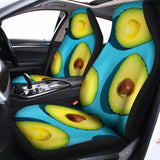 Avocado Cut In Half Print Universal Fit Car Seat Covers 102422