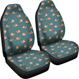 Baby Fox Pattern Print Universal Fit Car Seat Covers 102422