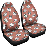 Baby Panda And Bamboo Pattern Print Universal Fit Car Seat Covers 102422