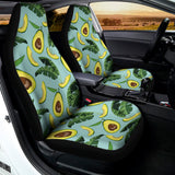 Banana Leaf Avocado Pattern Print Universal Fit Car Seat Covers 102422