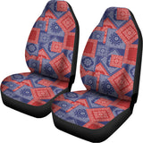 Bandanna Patchwork Pattern Print Universal Fit Car Seat Covers 102422