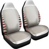 Baseball Stitching Print Universal Fit Car Seat Covers 102422