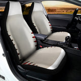 Baseball Stitching Print Universal Fit Car Seat Covers 102422