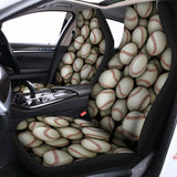 Baseballs 3D Print Universal Fit Car Seat Covers 102422