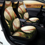 Baseballs On Field Print Universal Fit Car Seat Covers 102422