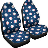 Baseballs Star Pattern Print Universal Fit Car Seat Covers 102422
