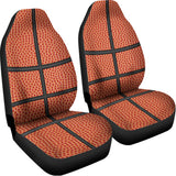 Basketball Ball Print Universal Fit Car Seat Covers 102422
