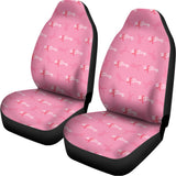 Be Strong Breast Cancer Pattern Print Universal Fit Car Seat Covers 102422