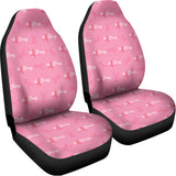 Be Strong Breast Cancer Pattern Print Universal Fit Car Seat Covers 102422