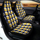 Beer Emoji Pattern Print Universal Fit Car Seat Covers 102422