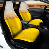 Beer With Foam Print Universal Fit Car Seat Covers 102422