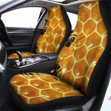 Bees And Honeycomb Print Universal Fit Car Seat Covers 102422