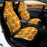Bees And Honeycomb Print Universal Fit Car Seat Covers 102422