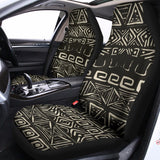 Beige Aztec Pattern Print Universal Fit Car Seat Covers 102422