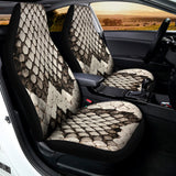 Beige Snakeskin Print Universal Fit Car Seat Covers 102422