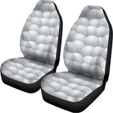 Big Golf Ball Pattern Print Universal Fit Car Seat Covers 102422