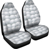 Big Golf Ball Pattern Print Universal Fit Car Seat Covers 102422