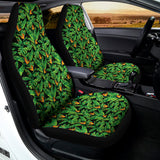 Bird Of Paradise And Palm Leaves Print Universal Fit Car Seat Covers 102422