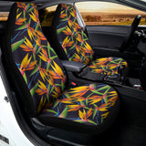 Bird Of Paradise Flower Pattern Print Universal Fit Car Seat Covers 102422