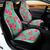 Bird Pink Floral Flower Pattern Print Universal Fit Car Seat Covers 102422