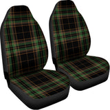 Black And Green Stewart Tartan Print Universal Fit Car Seat Covers 102422