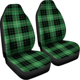 Black And Green Tartan Pattern Print Universal Fit Car Seat Covers 102422