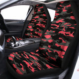 Black And Pink Camouflage Print Universal Fit Car Seat Covers 102422