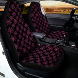 Black And Pink Spider Web Pattern Print Universal Fit Car Seat Covers 102422