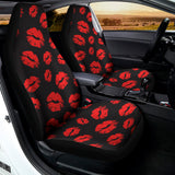 Black And Red Lips Pattern Print Universal Fit Car Seat Covers 102422