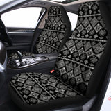 Black And White Boho Tribal Print Universal Fit Car Seat Covers 102422